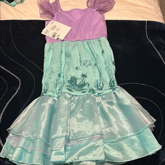 Disney Ariel Kids Costume - Purple and Blue - Picture 3 of 3